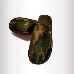 Pantuflas camufladas