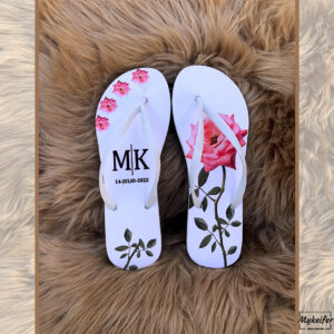 Ojotas personalizadas para souvenirs